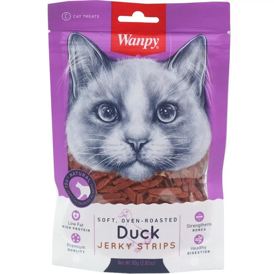 WANPY SOFT DUCK JERKY FOR CATS